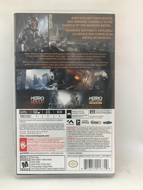 METRO REDUX (usagé)