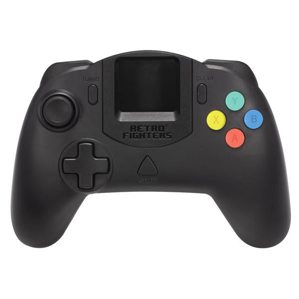 CONTROLLER STRIKER BLACK WIRED - RETRO FIGHTER (DREAMCAST)