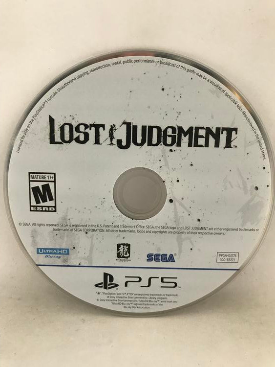 LOST JUDGMENT