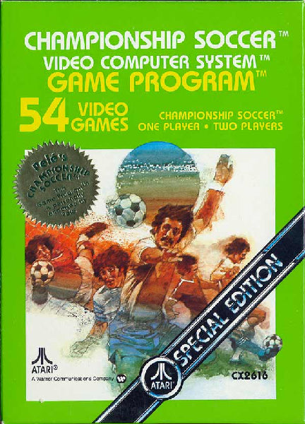 ATARI 2600 CHAMPIONSHIP SOCCER GAME PROGRAM