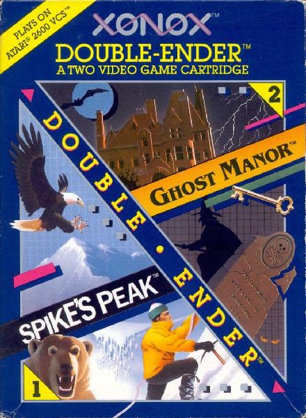 ATARI 2600 GHOST MANOR & SPIKE'S PEAK