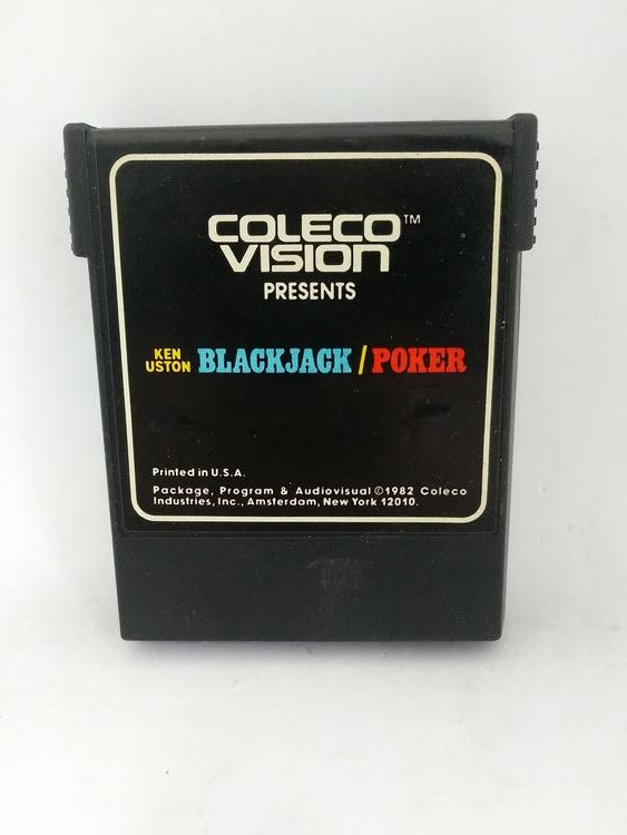 COLECOVISION KEN USTON BLACKJACK / POKER
