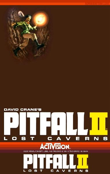 COLECOVISION PITFALL II LOST CAVERNS