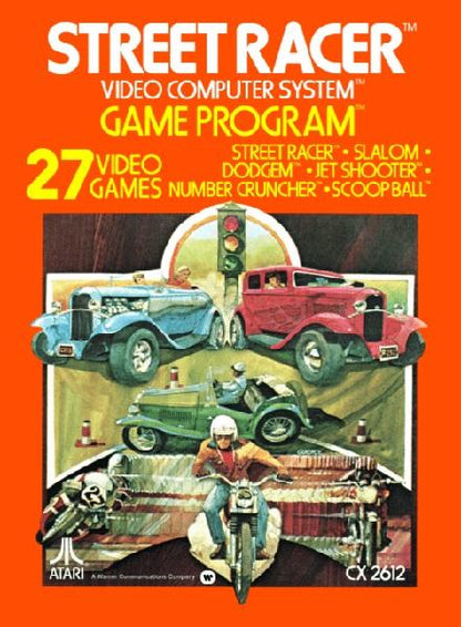 ATARI 2600 STREET RACER GAME PROGRAM