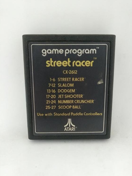 ATARI 2600 STREET RACER GAME PROGRAM