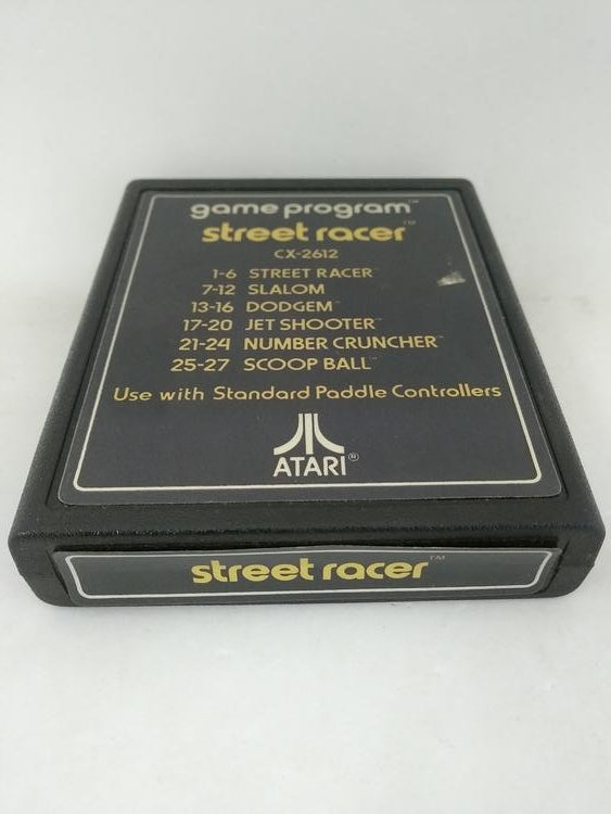 ATARI 2600 STREET RACER GAME PROGRAM