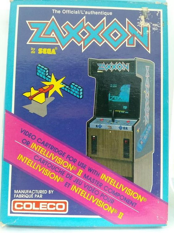 INTELLIVISION ZAXXON (WITH BOX)