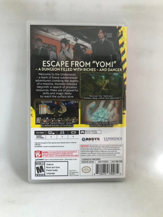 UNDERNAUTS LABYRINTH OF YOMI (usagé)