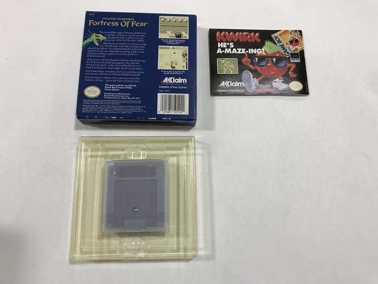 WIZARDS & WARRIORS X FORTRESS OF FEAR (COMPLETE IN BOX)