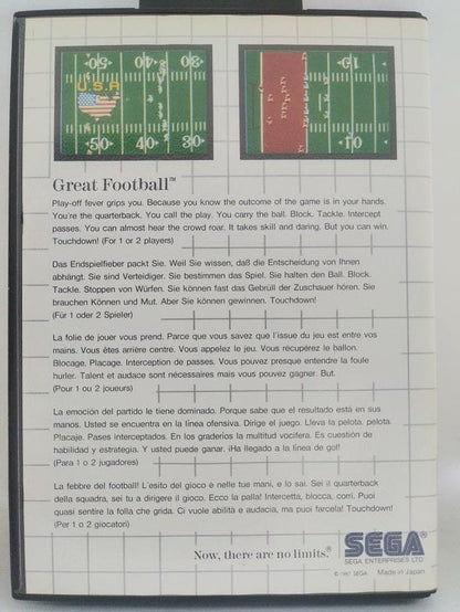 GREAT FOOTBALL (COMPLETE IN BOX) (usagé)