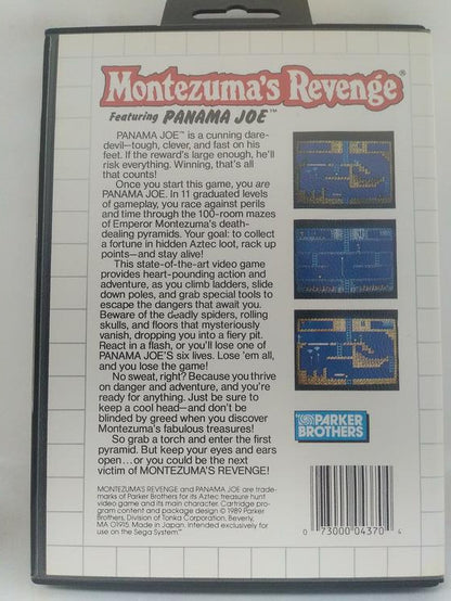 MONTEZUMA'S REVENGE FEATURING PANAMA JOE (COMPLETE IN BOX)