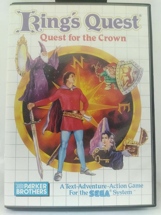KING'S QUEST: QUEST FOR THE CROWN (COMPLETE IN BOX) (usagé)