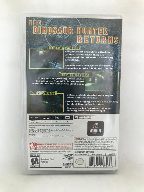 TUROK 2 SEEDS OF EVIL (LIMITED RUN GAMES) (usagé)