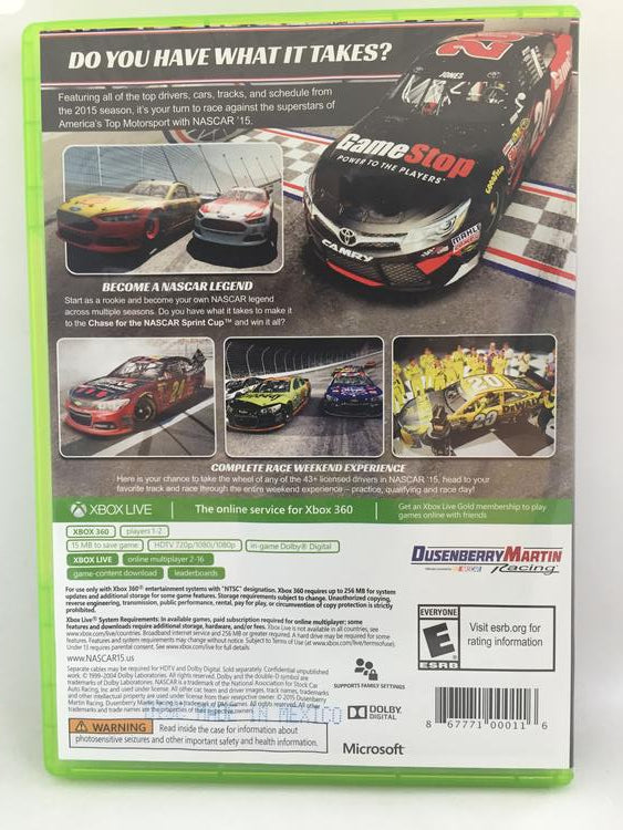 NASCAR 15 (WITH BOX)