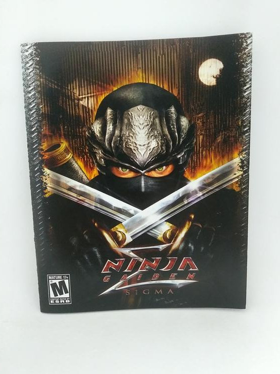 PS3 NINJA GAIDEN SIGMA INSTRUCTION BOOKLET ENGLISH (usagé)