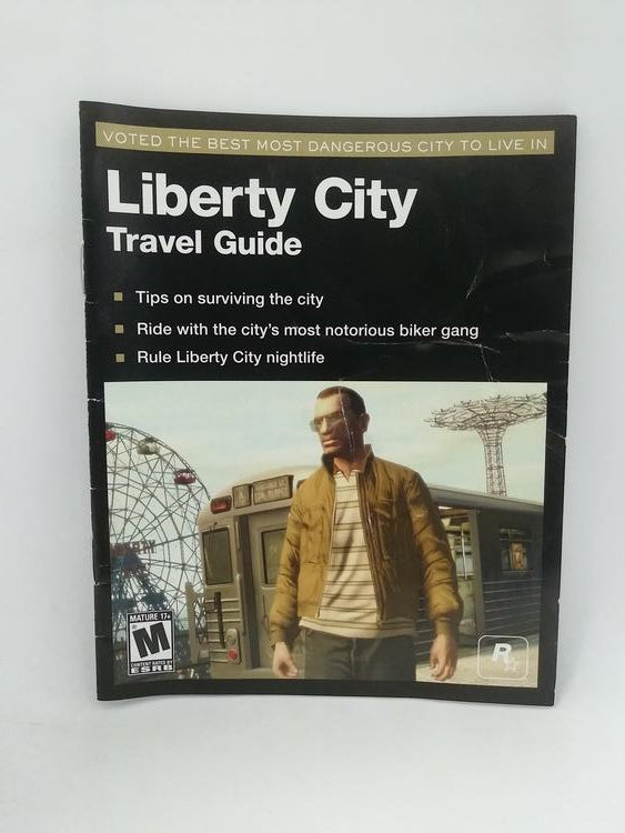 PS3 GRAND THEFT AUTO IV INSTRUCTION BOOKLET ENGLISH (usagé)