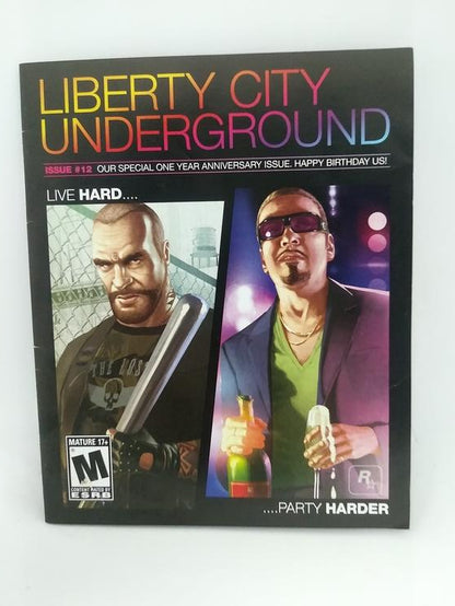 PS3 GRAND THEFT AUTO IV EPISODES FROM LIBERTY CITY INSTRUCTION BOOKLET ENGLISH (usagé)