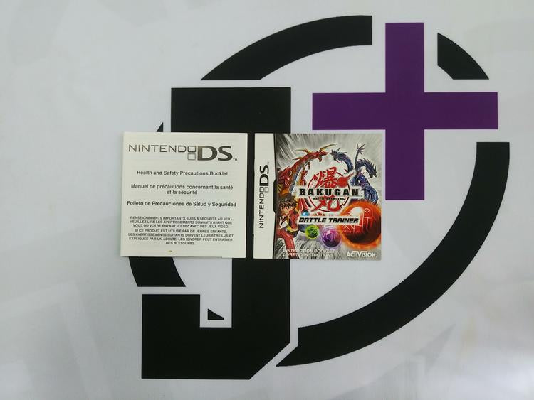 NDS BAKUGAN BATTLE BRAWLERS BATTLE TRAINER INSTRUCTION BOOKLET BILINGUAL (usagé)