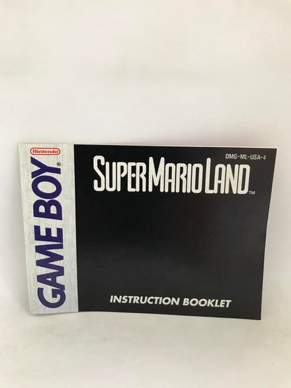 GB SUPER MARIO LAND INSTRUCTION BOOKLET BILINGUAL (usagé)