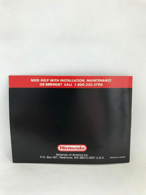 GB SUPER MARIO LAND INSTRUCTION BOOKLET BILINGUAL (usagé)