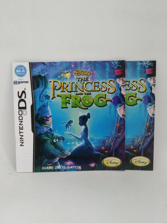 NDS THE PRINCESS AND THE FROG INSTRUCTION BOOKLET BILINGUAL (usagé)