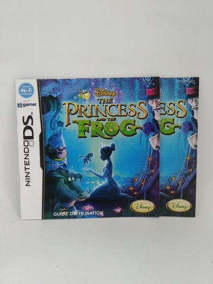 NDS THE PRINCESS AND THE FROG INSTRUCTION BOOKLET BILINGUAL (usagé)