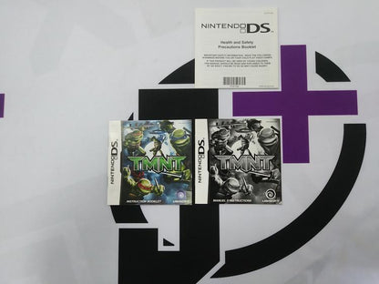 NDS TMNT INSTRUCTION BOOKLET BILINGUAL