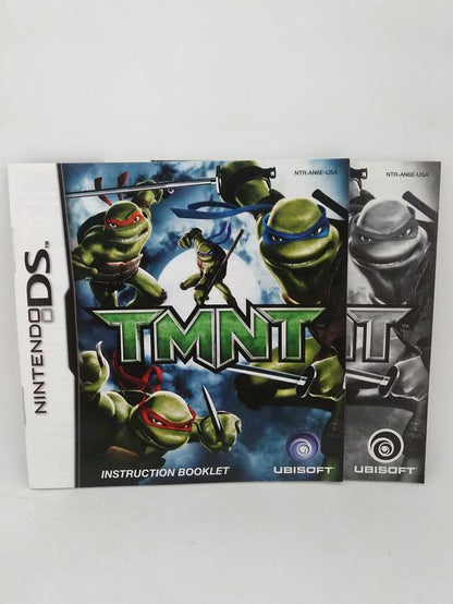 NDS TMNT INSTRUCTION BOOKLET BILINGUAL