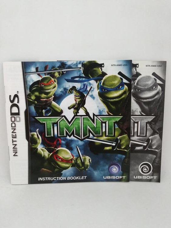 NDS TMNT INSTRUCTION BOOKLET BILINGUAL (usagé)