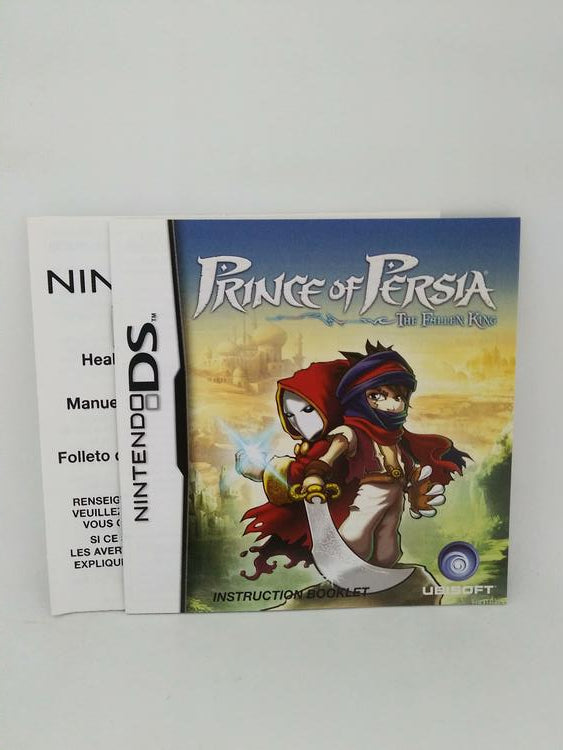 NDS PRINCE OF PERSIA THE FALLEN KING INSTRUCTION BOOKLET ENGLISH (usagé)