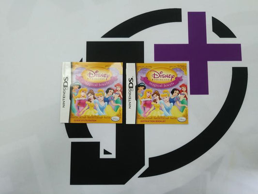 NDS DISNEY PRINCESS MAGICAL JEWELS INSTRUCTION BOOKLET ENGLISH (usagé)