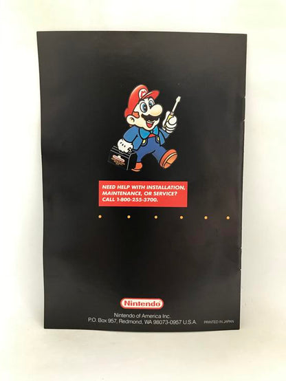 SNES CONTROLLER INSTRUCTION BOOKLET BILINGUAL (usagé)