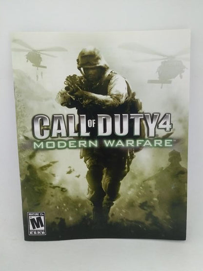 PS3 CALL OF DUTY 4 MODERN WARFARE INSTRUCTION BOOKLET BILINGUAL