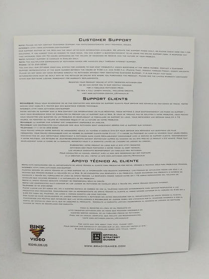 PS3 CALL OF DUTY 4 MODERN WARFARE INSTRUCTION BOOKLET BILINGUAL
