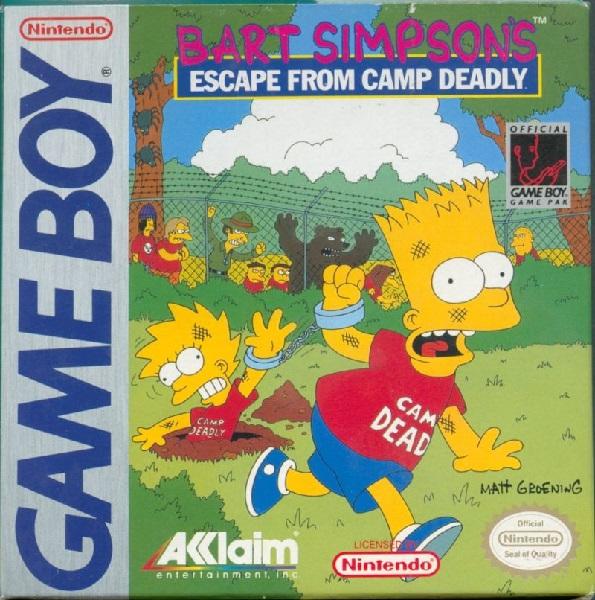 BART SIMPSONS ESCAPE FROM CAMP DEADLY