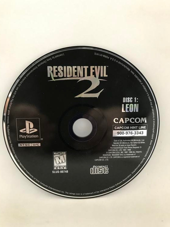 RESIDENT EVIL 2 GREATEST HITS (COMPLETE IN BOX) (usagé)