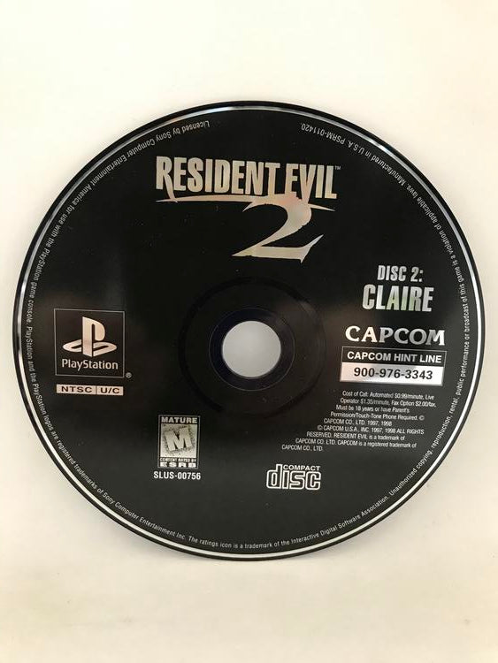 RESIDENT EVIL 2 GREATEST HITS (COMPLETE IN BOX) (usagé)