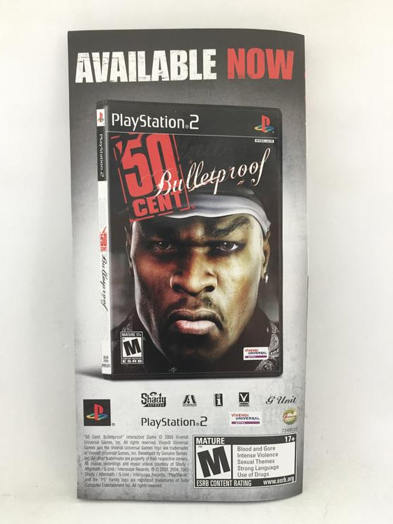 50 CENT BULLETPROOF G UNIT EDITION (COMPLETE IN BOX)