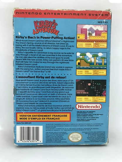 NES KIRBY'S ADVENTURE (BOX ONLY) (used)