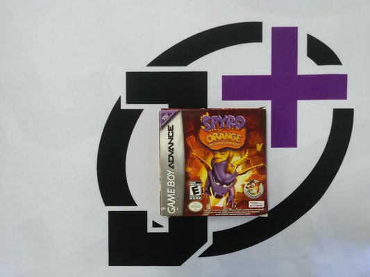 GBA SPYRO ORANGE THE CORTEX CONSPIRACY (BOX ONLY)