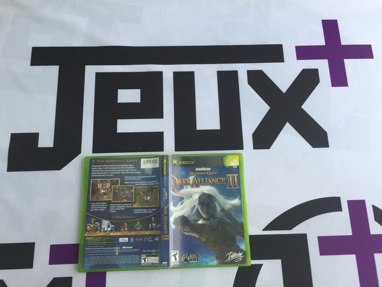 XBOX BALDUR'S GATE DARK ALLIANCE II (BOX ONLY) (usagé)