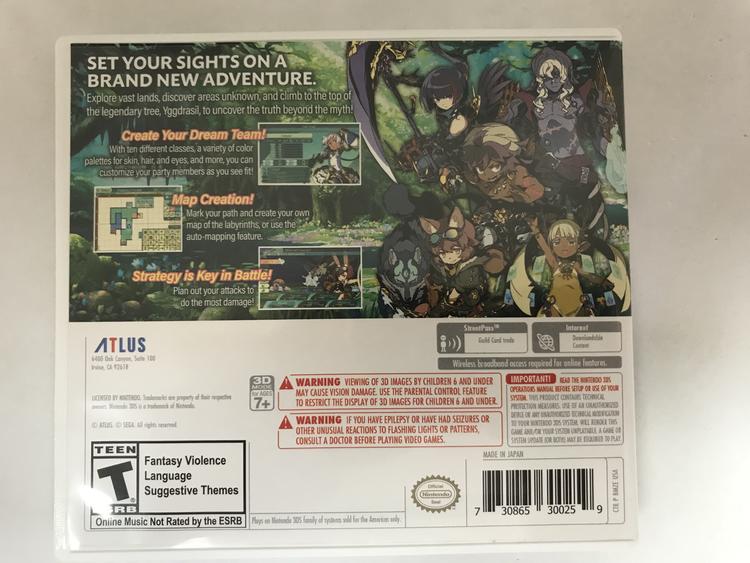 ETRIAN ODYSSEY V BEYOND THE MYTH WITH CD SOUNDTRACK (WITH BOX) (usagé)