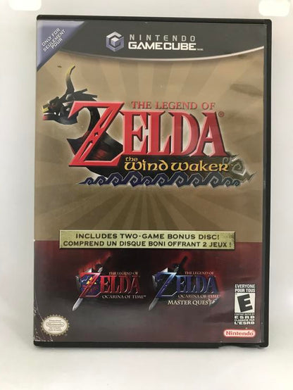 THE LEGEND OF ZELDA THE WIND WAKER AND OCARINA MASTER QUEST (WITH BOX) (usagé)