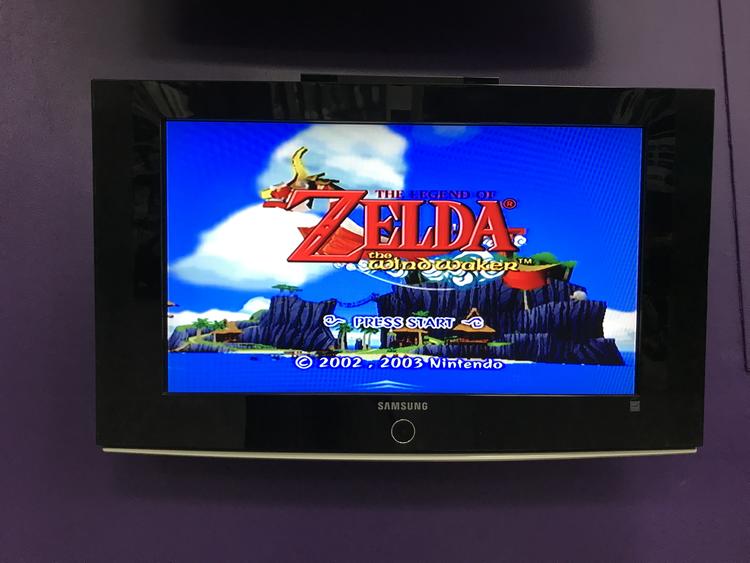 THE LEGEND OF ZELDA THE WIND WAKER AND OCARINA MASTER QUEST (WITH BOX)