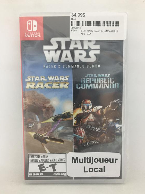 STAR WARS RACER & COMMANDO COMBO PACK