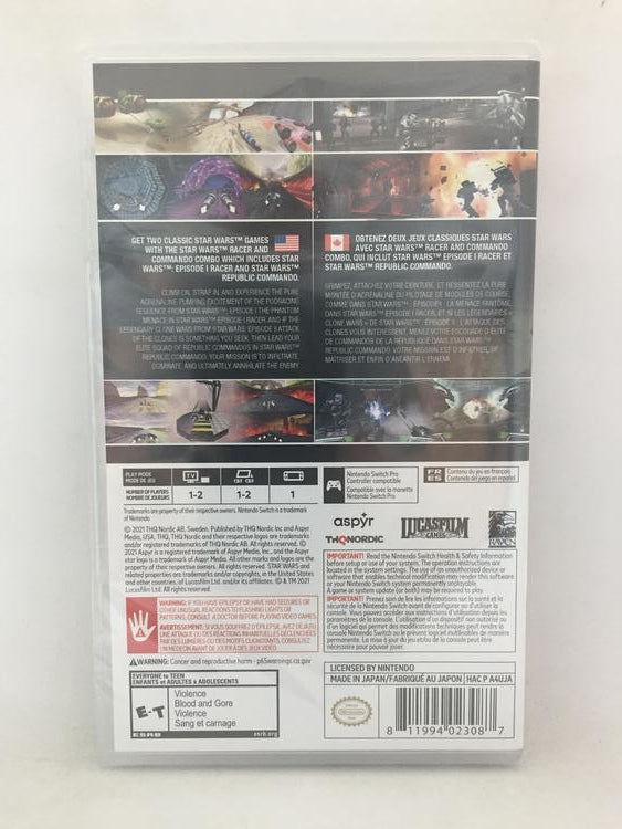 STAR WARS RACER & COMMANDO COMBO PACK (usagé)