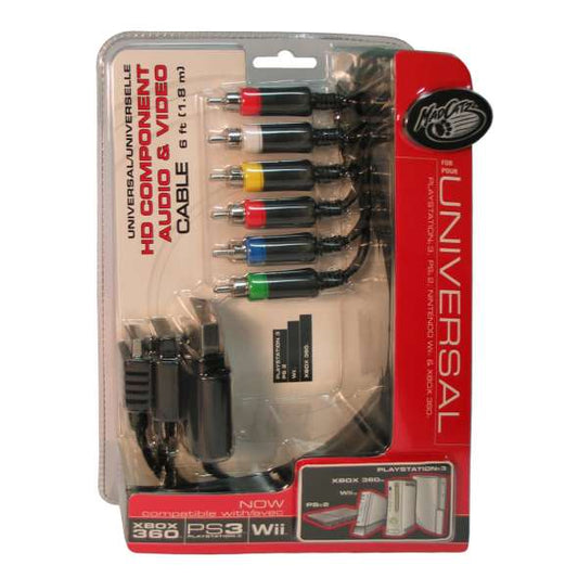 COMPONENT CABLE UNIVERSAL (XBOX 360 / PS3 / PS2 / Wii / WiiU)