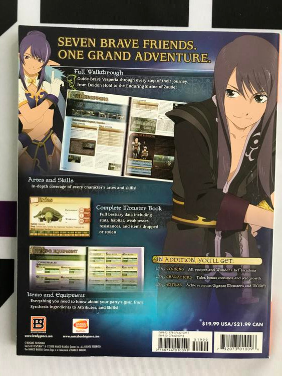 HINT BOOK TALES OF VESPERIA