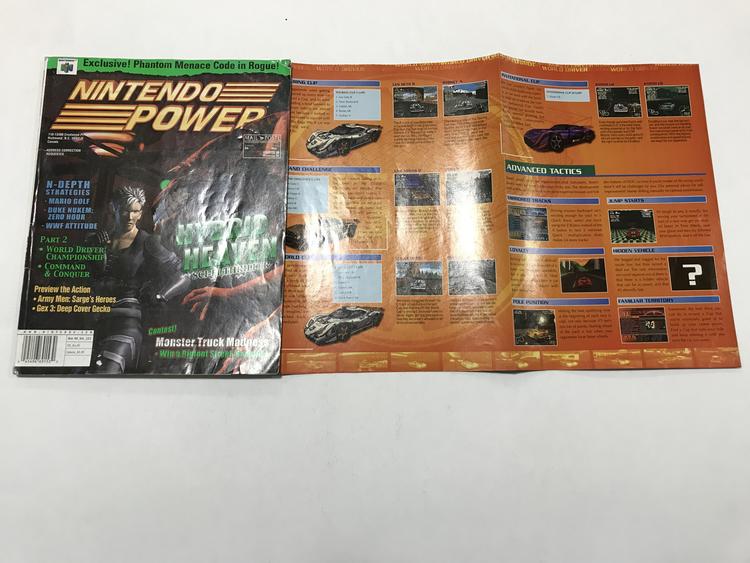 NINTENDO POWER GAMER MAGAZINE VOLUME 123 WITH POSTER - HYBRID HEAVEN