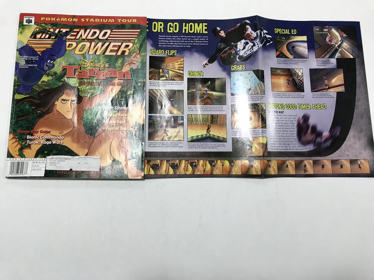 NINTENDO POWER GAMER MAGAZINE VOLUME 129 WITH POSTER - DISNEY'S TARZAN